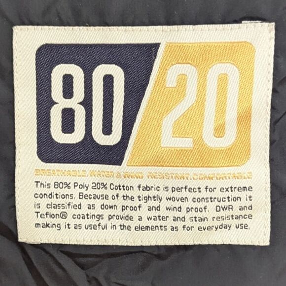 Penfield Kasson 80/20 Women's XS Down Jacket Hooded in Black Fleece Lined - Picture 13 of 13